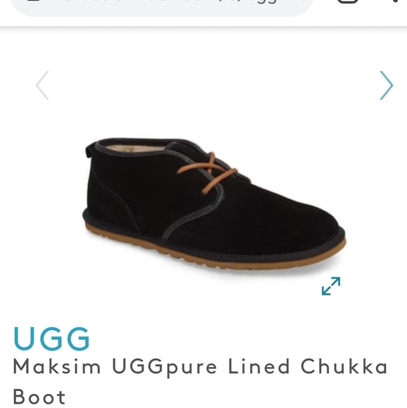 UGG navy suede shearling shoes